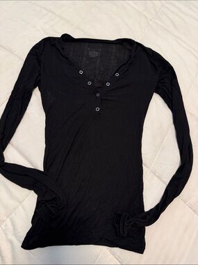 Negative Underwear black whipped Henley XS